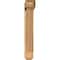 Ekena Millwork Traditional Craftsman Smooth Bracket w/ Offset Brace, Western Red Cedar, 7 1/2"W x 42"D x 48"H BKT0806X42X48TRA04SWR - alternate 3